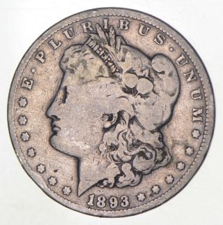 Carson City - 1893 - Cc Morgan Silver Dollar - Rare Historic Coin 038