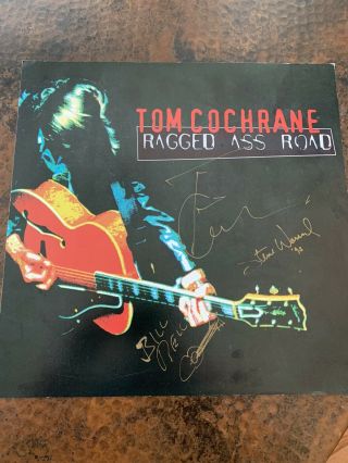 Tom Cochrane Autograph Signed 12x12 Poster Flat Red Rider