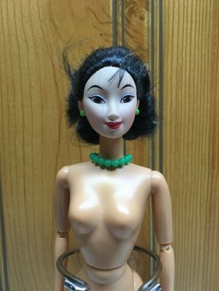 Mulan Matchmaker Disney Princess Doll Barbie Articulated 1993 Pull String