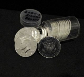 (20) 2000 - S Silver Proof Kennedy Half Dollars Enn Coins