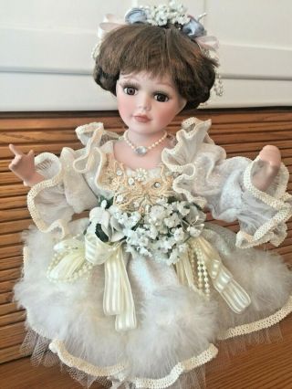 Seymour Mann 16 " Porcelain Ballerina Doll Angeline Limited Edition