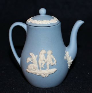 Wedgwood Jasperware Miniature Coffee Pot