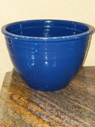 Vintage Fiesta Nesting Mixing Bowl Cobalt Blue Fiestaware Bottom Rings Bowls