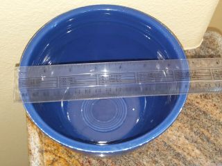 Vintage Fiesta Nesting Mixing Bowl Cobalt Blue Fiestaware Bottom Rings Bowls 2