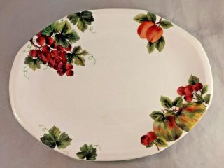 Royal Doulton Vintage Grape 13 5/8 " Oval Platter - Made In England