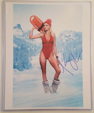 Baywatch Kelly Rohrbach Signed AUTO Autographed Swimsuit Model 8x10 Photo NO 2