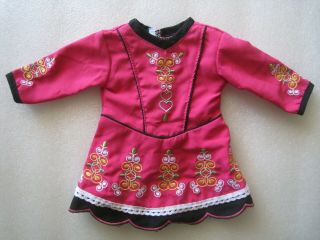 Dress Along Dolly Irish Step Dancing Doll Outfit To Fit American Girl Doll - Red 2