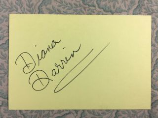 Diana Darrin - The Incredible Shrinking Man - Slither - Autographed 1983