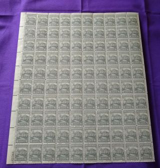 Us Sheet Scott 809 4 - 1/2c Stamp White House Sheet Of 100 Nh 1938