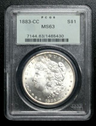 1883 - Cc Morgan Silver Dollar Pcgs Ms 63 Ogh May Be A Good One To Regrade?