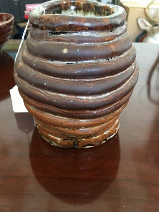 Jim Bozeman Folk Art Ugly Pottery Jug Coil Vase Prinitive Style 2