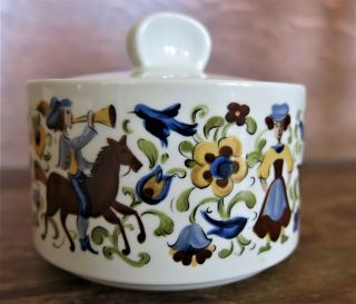Villeroy & Boch Porcelain Sugar Bowl Salt Bowl With Lid Renaissance Troubadour