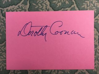 Dorothy Coonan Wellman - Gold Diggers Of 1933 - 42nd Street - Autographed 1969