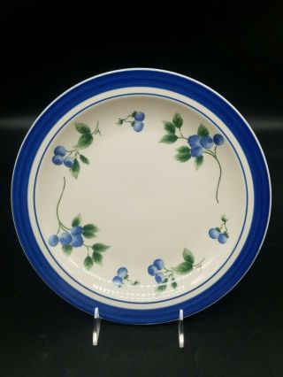 Ll Bean Stoneware Blueberry 11 " Dinner Plate Multpiles Available