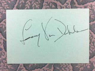 Lenny Von Dohlen - Electric Dreams - Twin Peaks - Blind Vision - Autographed 1988