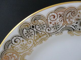 WATERFORD LISMORE LACE GOLD SALAD PLATE - 8 1/4 