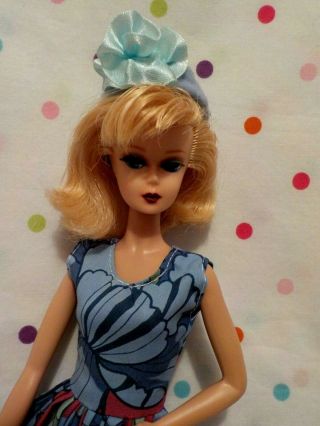 Gorgeous Model Muse Hybrid Barbie Doll,  Reprohead,  Dress,  Hat,  Shoes,  Mattel,  Excd