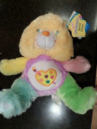 2005 9 " Comfy Care Bears Plush Work Of Heart Bear With Tags