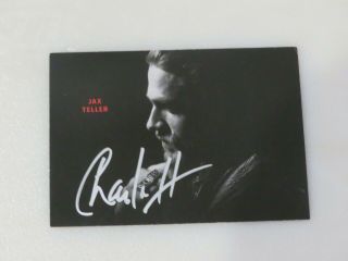 Charlie Hunnam Autographed Sons Of Anarchy Card Hand Signed Jax