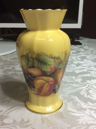 Aynsley Orchard Gold Fine Bone China Vase