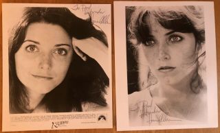 Actress Karen Allen Autograph Photo " Raiders Of The Lost Ark " 2 Signed Photos