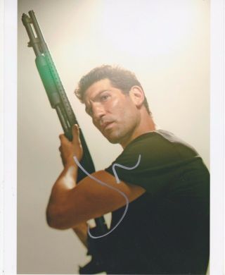 Signed Color Photo Of Jon Bernthal Of " The Punisher "