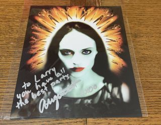 Signed 8”x10” Photo Signed By Angela Bettis Cult/horror Actress From Film “may”
