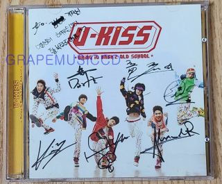 U - Kiss Bring It Back2 Old School 2nd Single Real Signed Autographed Promo Cd