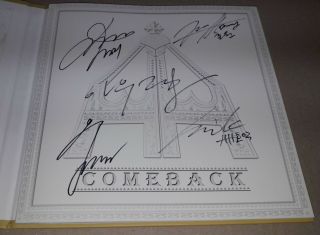 Double A Aa Come Back 1st Mini Album Signed Autographed Promo Cd