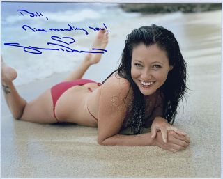 Signed Shannen Doherty Autographed 8x10 Color Photo “charmed” Fame