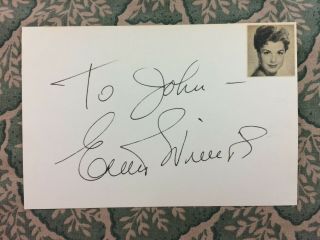 Esther Williams - A Guy Named Joe - Million Dollar Mermaid - Autograph 1963