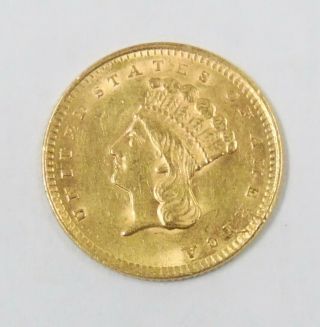 1856 P Us $1 Dollar Indian Princess Head Gold Coin Xf
