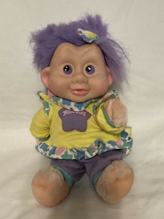 Vintage Applause Magic Trolls plush Baby doll 12 