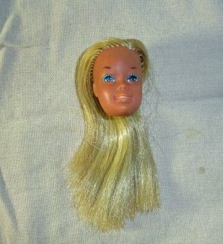 Head For 1971 Mattel Malibu Barbie Doll No Play Wear