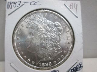 1883 - Cc Us Morgan Silver Dollar - Unc