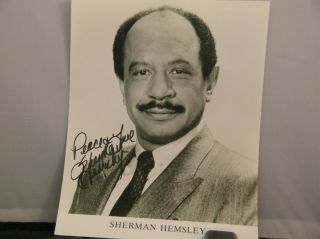 Vintage Sherman Hemsley " The Jeffersons " Signed Autographed 8x10 Photo