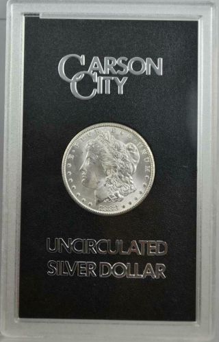 1883 - Cc Gsa Morgan Silver Dollar $1 Gsa Holder