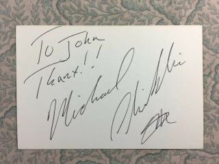 Michael Chiklis - The Shield - Fantastic Four - Autographed 1991