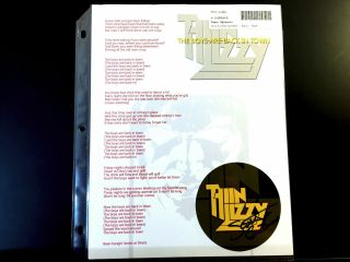 Scott Gorham Thin Lizzy Signed Autographed 8x10 Photo