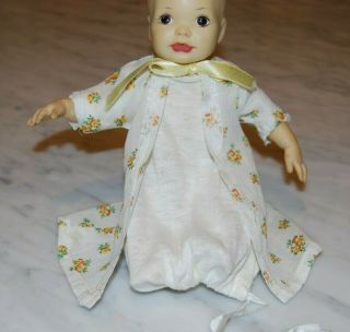 Vintage Terri Lee Clothes - Linda Baby Dainty Yellow Rosebud Kimono Robe