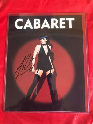 Liza Minnelli Authentic Autographed Cabaret 8x10 - C.  O.  A - Academy Award Winner