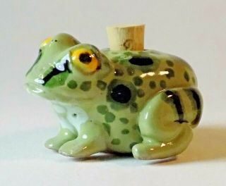 Tiny Garden Froggy Face Jug – Mini Frog Face Jug By Susi Nagoda Bergquist
