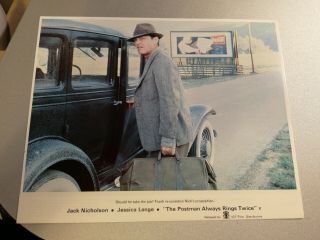 " The Postman Always Rings Twice " Set Of 8 Uk Lobby Cards Jack Nicholson