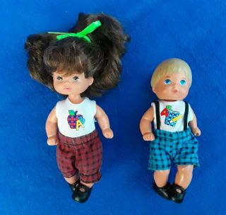 Barbie Doll 1976 Mattel Heart Family - Toddler Baby - Boy Girl W Shoes,  Clothes