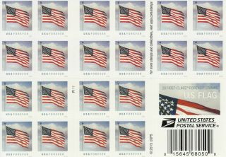 United States Flag Stamp Booklet - - Usa 5054 Forever