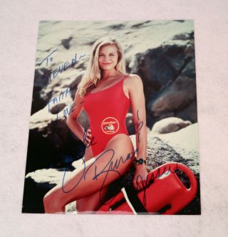 Brooke Burns Baywatch Tv Television Show Signed 8x10 Photo Film Autograph