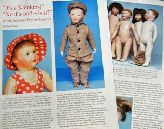8p History Article - Antique Louise Kampes Kamkins Dolls And Look - Alikes