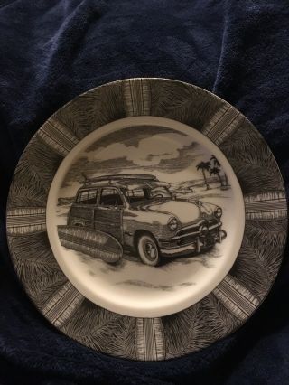 222 Fifth Slice Of Life Surf Woody Dinner Plate 2638883 By Marla Shega