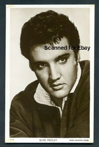 Elvis Presley C1959 Picturegoer " S " Series Vintage Photo Postcard No S12