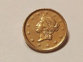 1851 U.  S.  1 Dollar Gold Coin